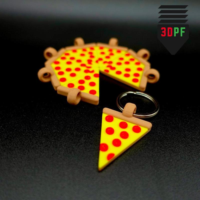 Pizza Keychain