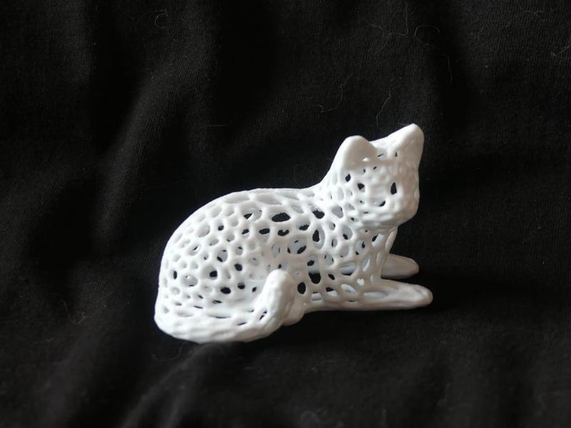 Statue cat by Peter3dmaker remixed