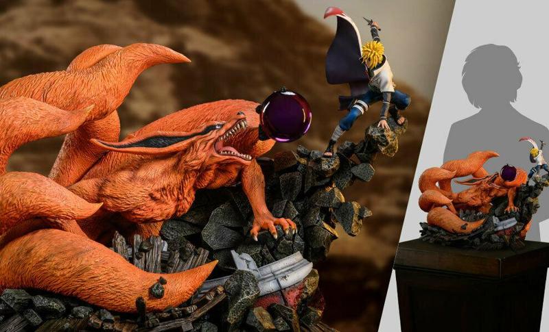 Yondaime and kurama - naruto