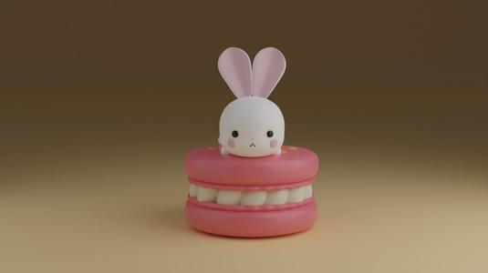 Rabbit  cake