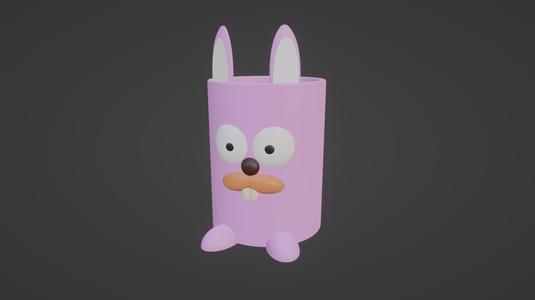 Rabbit Pencil Holder