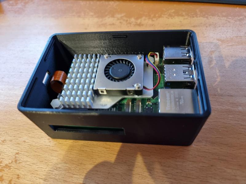 Raspberry Pi 5 & PineBerryPi HatDrive! Bottom Case remixed