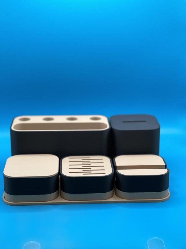 Customizable Desk Organizer with Modules: Perfect for Any Workspace!