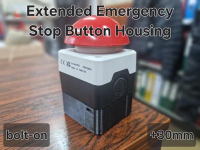 Extended Safety Stop / Emergency Stop Housing