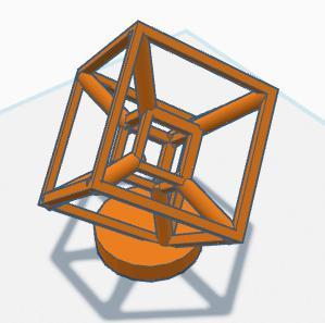 tesseract sculpture