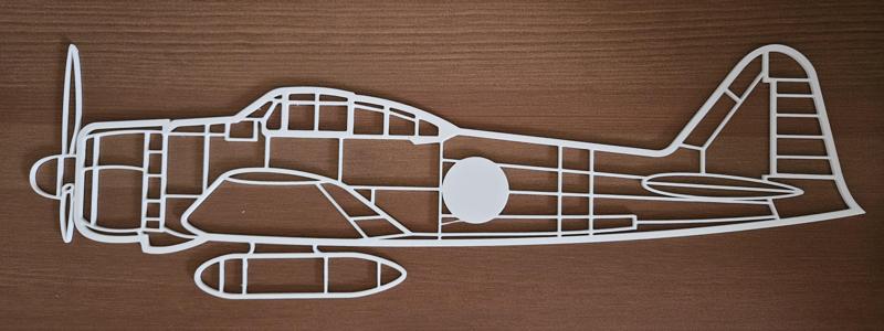 Aircaft Wallart Series A6M2 Zero