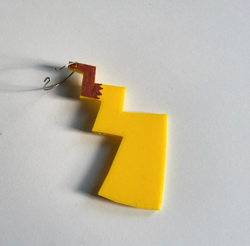 PIKACHU TAIL EARRINGS OR KEY CHAINS