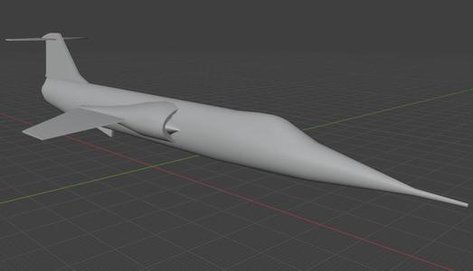 Lockheed F-104G Starfighter (1-100 Scale)