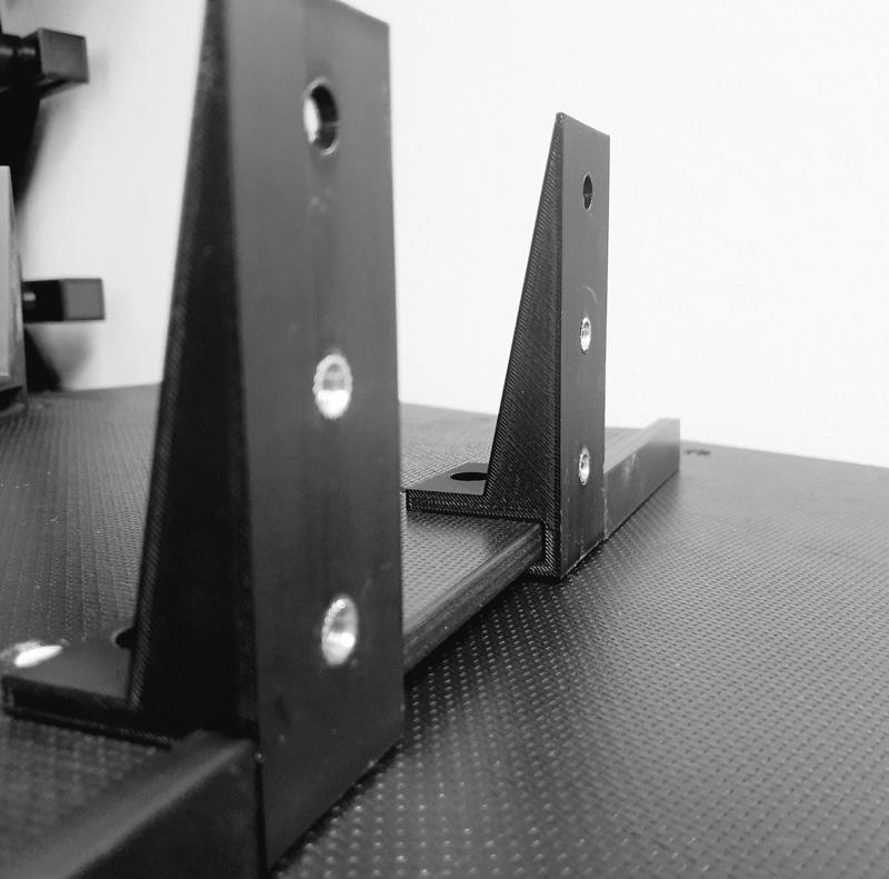 Drawer front panel mount brackets