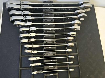 Gridfinity Spanner Holder Imperial Set ABS + PLA