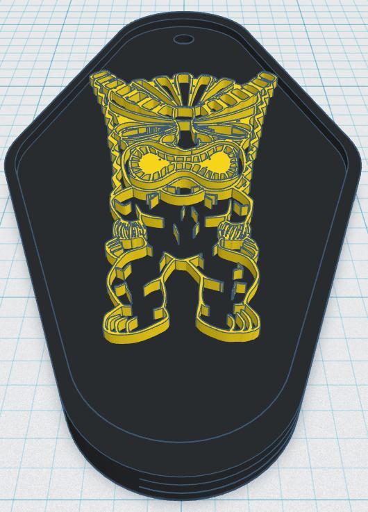 Tiki Keytag 25