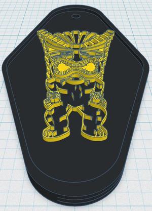 Tiki Keytag 25