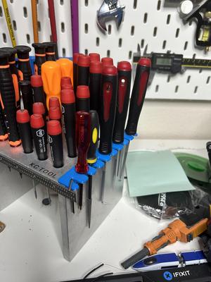 KC Tools Screwdriver Rack Side Storage