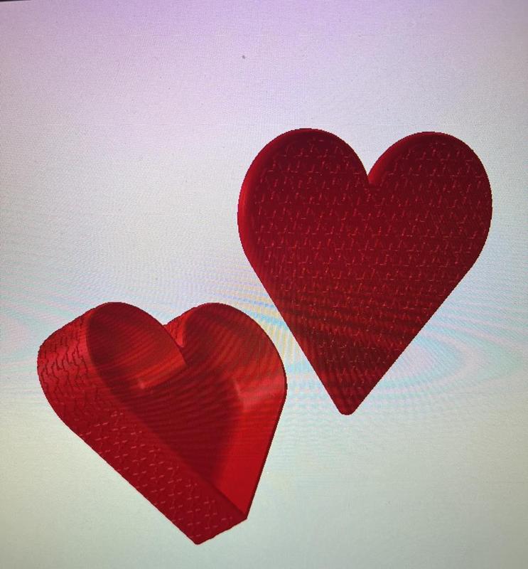 Srdce krabicka valentin