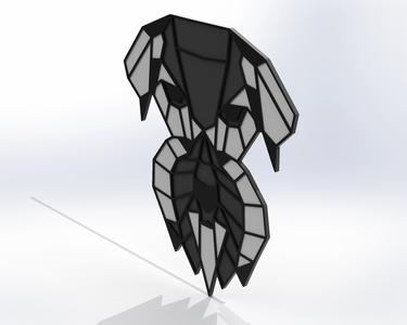 Geometric Schnauzer Dog