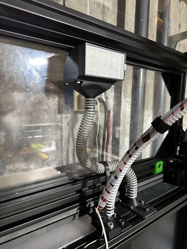 V-Core remote cooling mount and filter