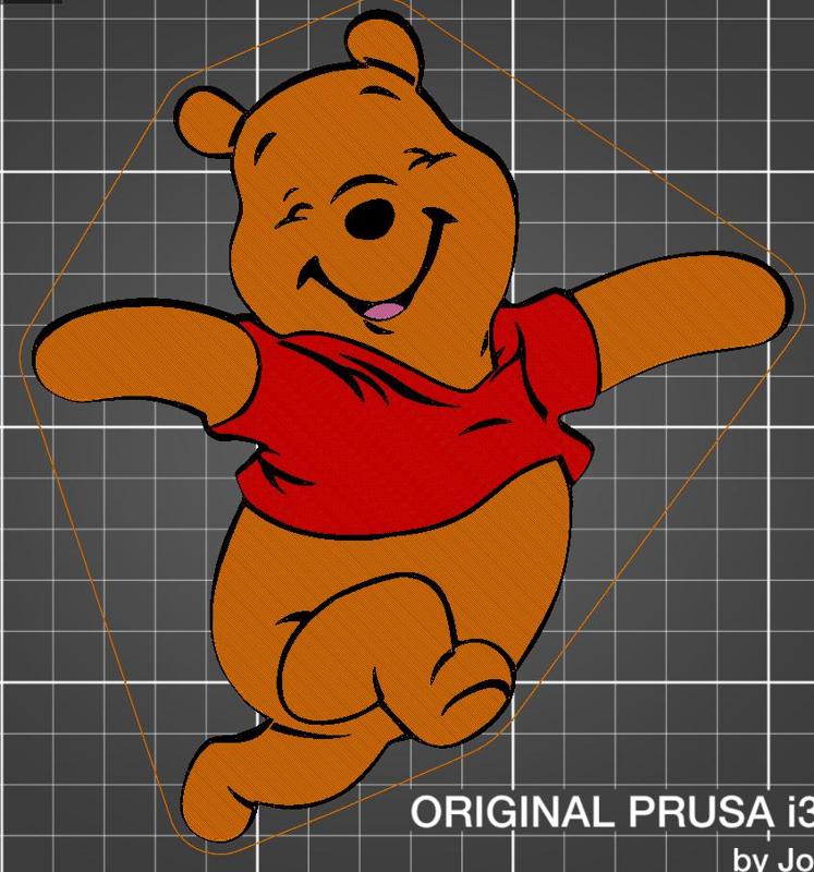 Winnie the Pooh; multi color