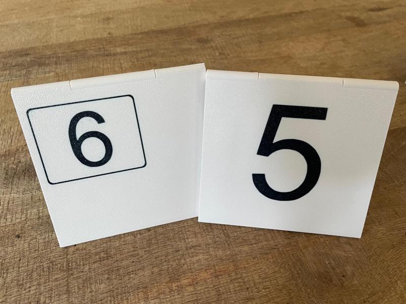 Stacking Dog Agility Course Numbers