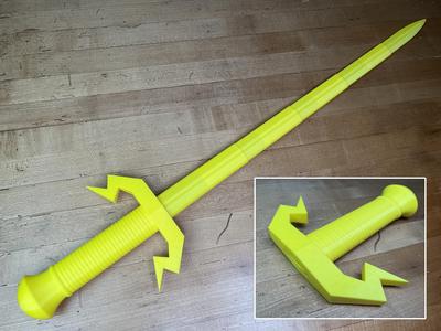 Broadsword v2 - Hilt 3 - Print-in-Place