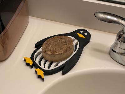 Silly Penguin Soap Dish