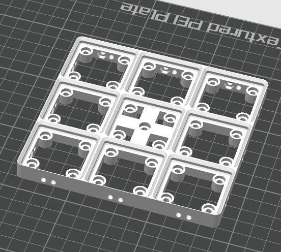 Gridfinity Screwable And Mountable Base Plate