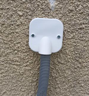 Cache de Prise avec Gaine ICTA paramétrable de 30mm a 15mm