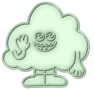 Troll 1 cookie cutter