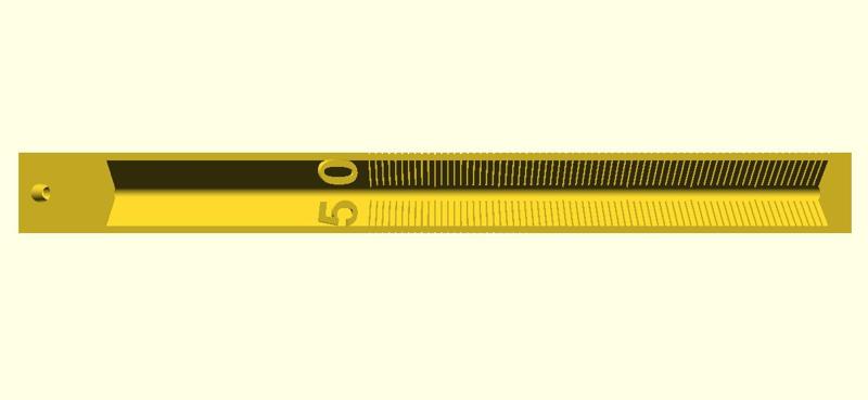 Extrusion Ruler