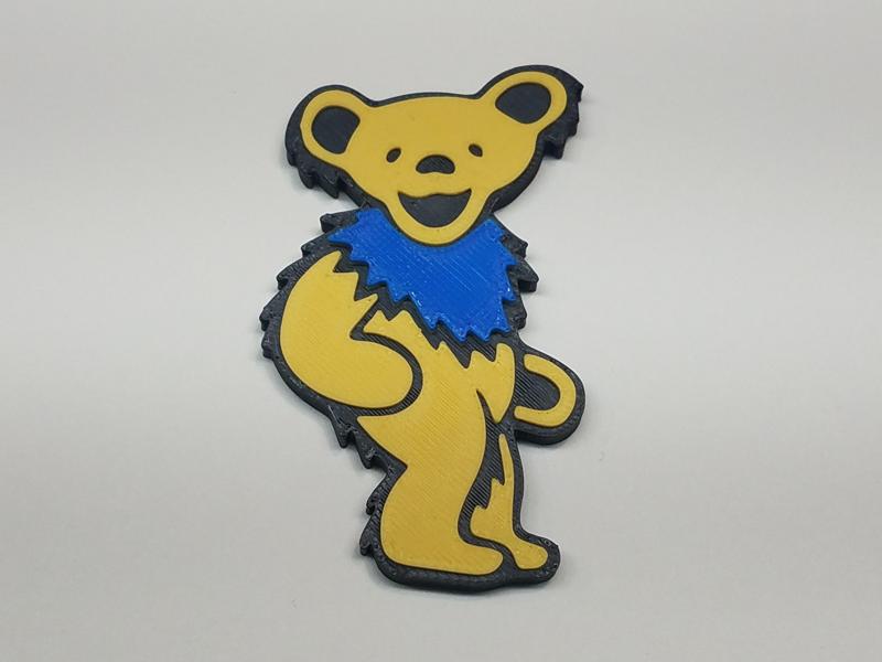 Grateful Dead Dancing Bear Magnet (3 of 5)