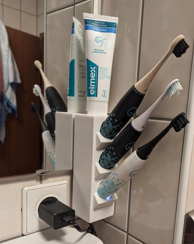 HappyBrush Toothbrush Wallmount with charging