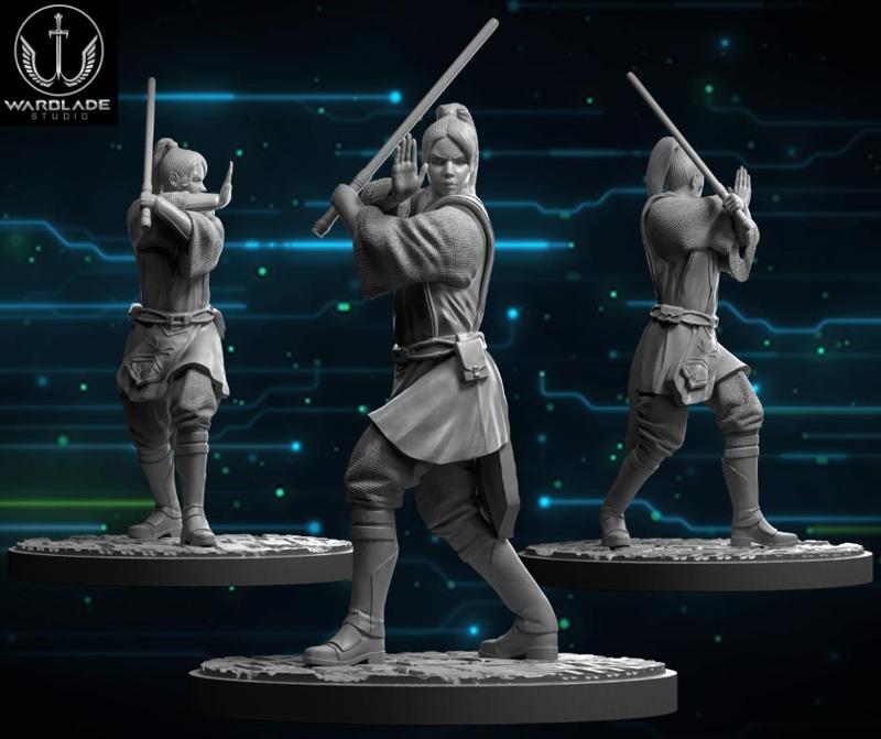 star wars shatterpoint vernestra rwoh rwoh presupported included