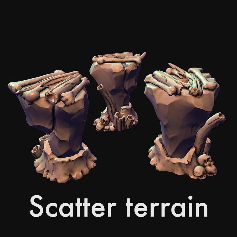 Ramp, scatter terrain