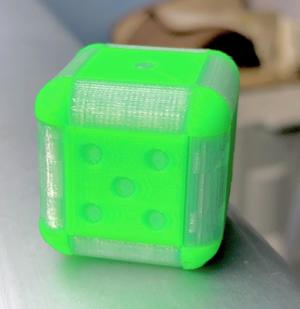 Dual color dice