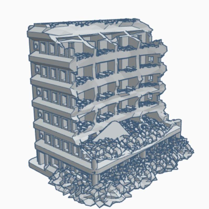 Ruined Apartments with Bodegas SFR050