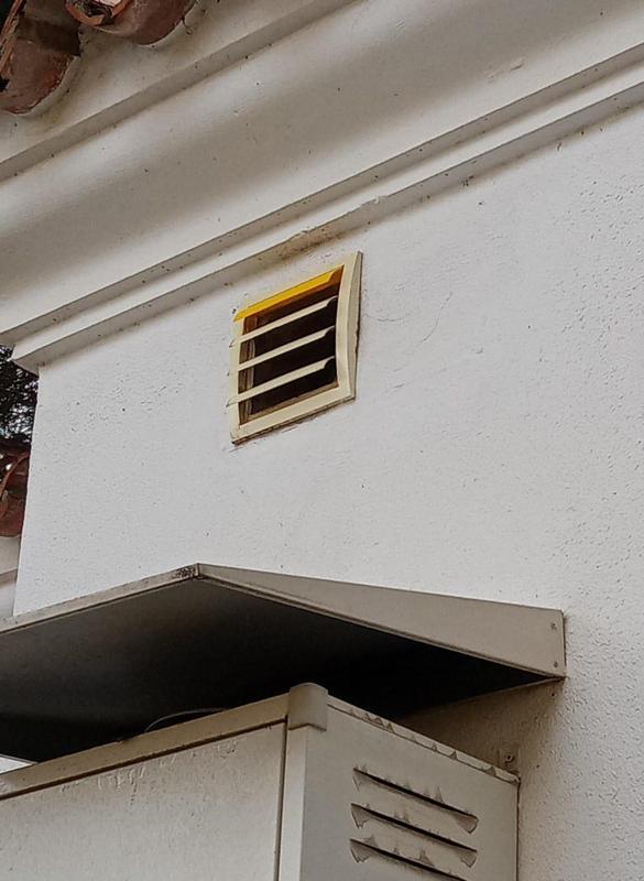 Aleta respiradero extractor