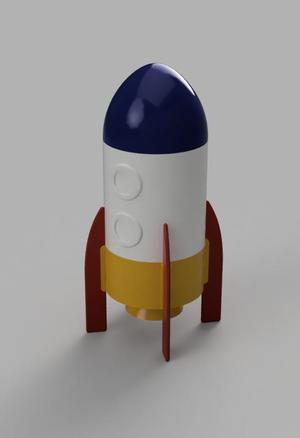 Rocket lamp