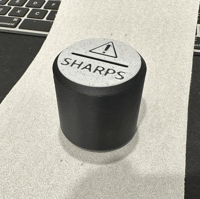 Scalpel and Blade Sharps Disposal Container