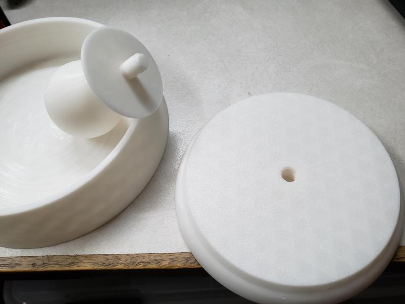 Threaded Burger Press & Handle with Screw