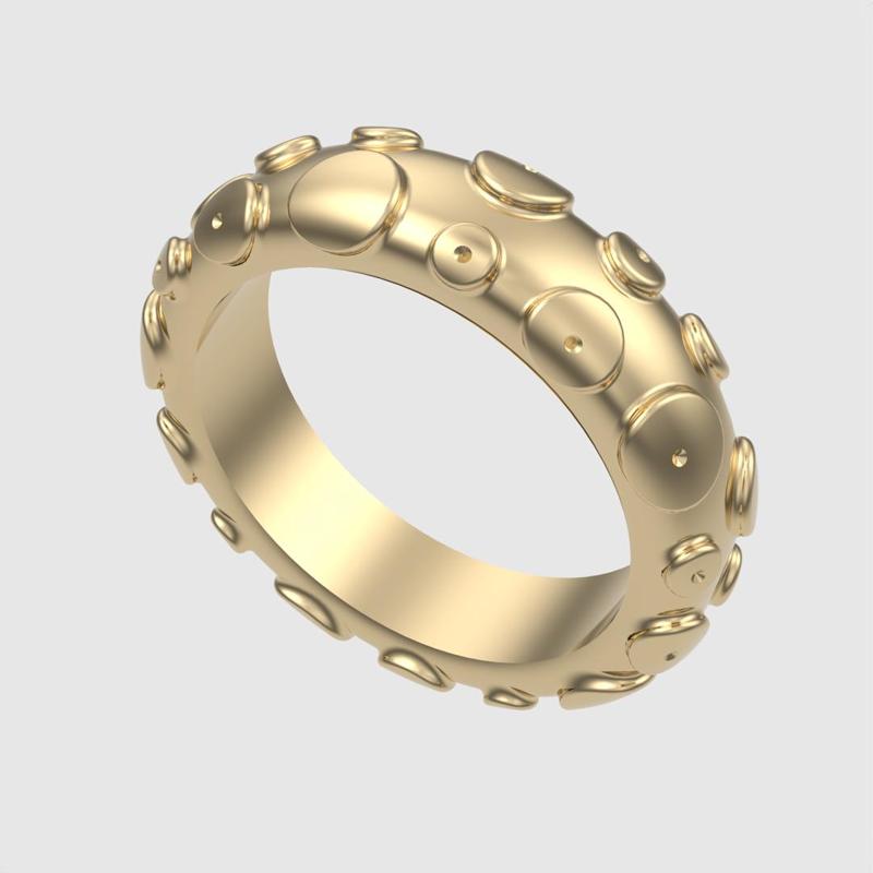 Geometric Bubble Eternity Ring 3D print