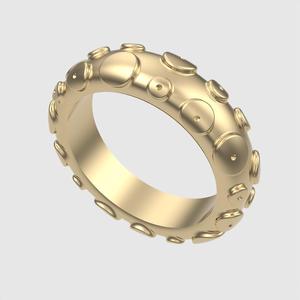 Geometric Bubble Eternity Ring 3D print