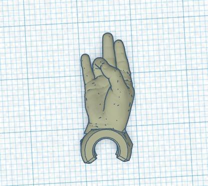 dummy 13 shocker hand