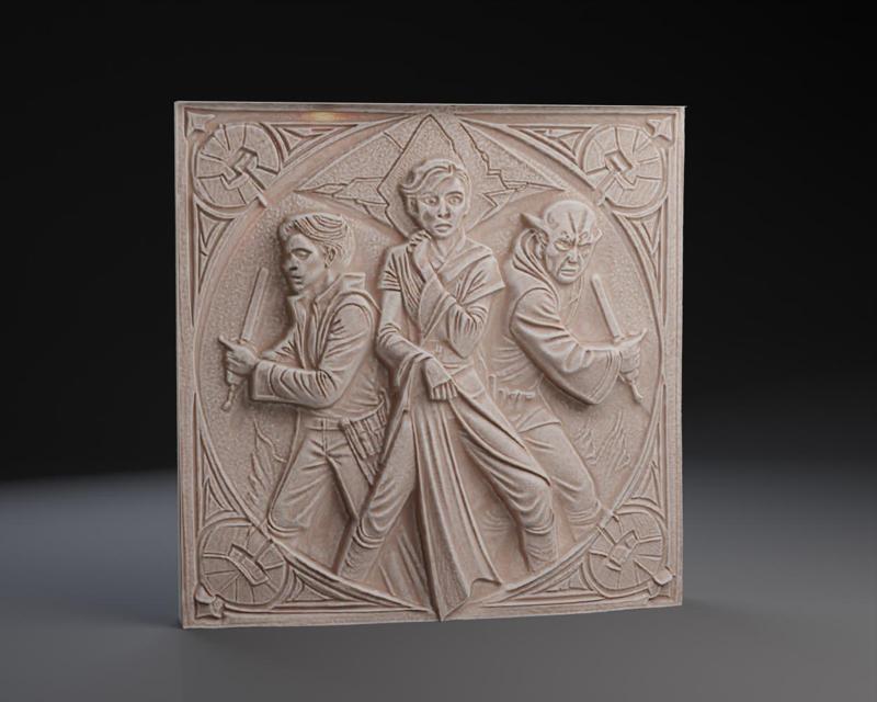 Star Wars Lost Souls Resistance Bas-Releif.