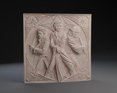 Star Wars Lost Souls Resistance Bas-Releif.