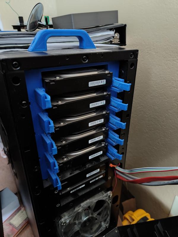 5.25 x 4 bay to 3.5 x 6 hdd adaptor