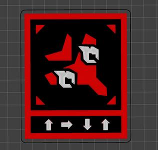 Helldivers 2 Eagle Napalm Strike Plaque (Non AMS Compatible)