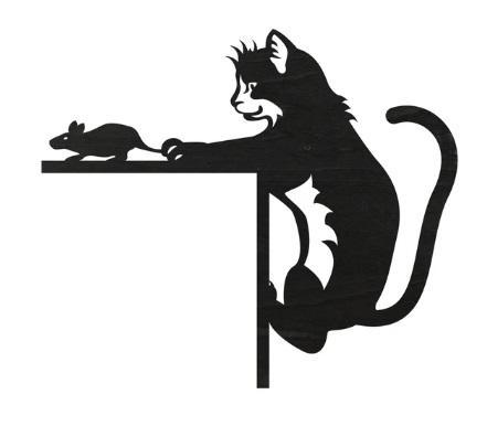 Cat & mouse door/window corner