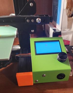 Ender 3 Offset Screen Bracket w/ Cover