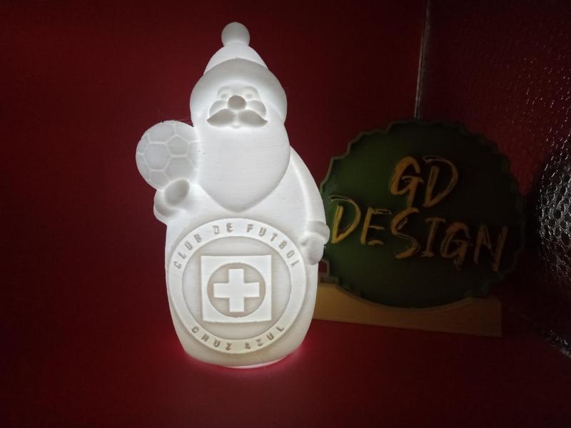 Cruz Azul CHRISTMAS SOCCER SANTA LIGHT