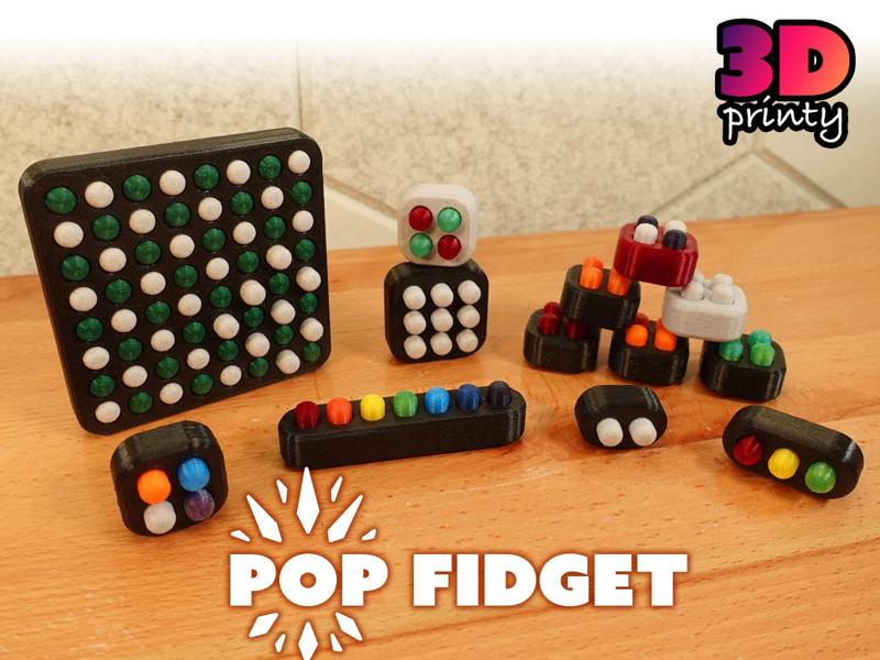 Pop Fidget (Multi-material design)