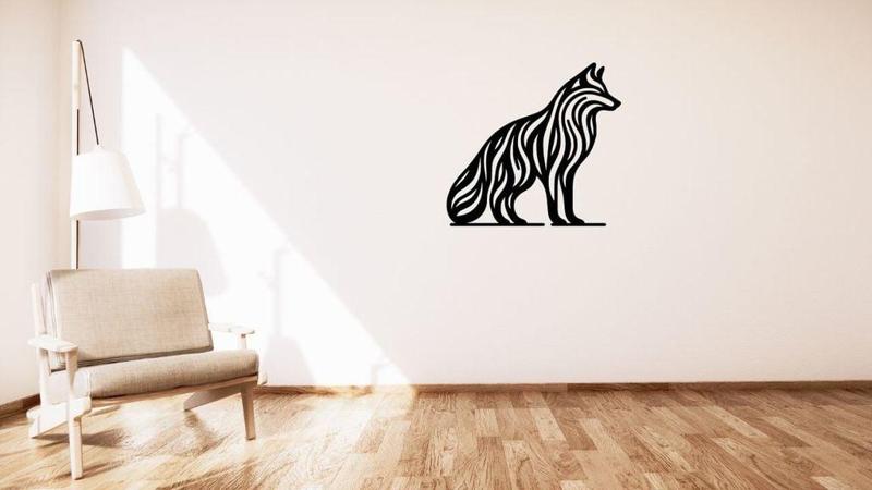 Wolf / Vlk wall decoration
